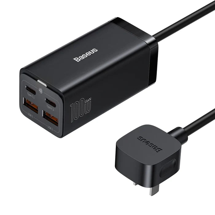 Baseus GaN3 Pro 4 Ports Desktop Fast Charger 100W Baseus GaN3 Pro 4 Ports Desktop Fast Charger 100W